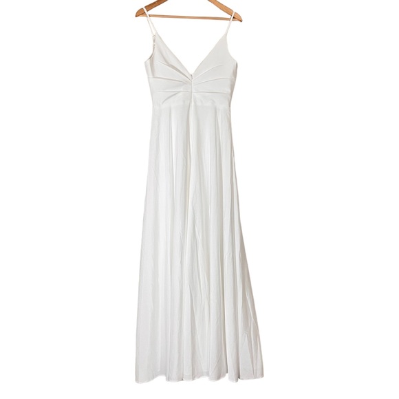 Lulus Bridal Choose Your Love White Surplice Sleeveless Maxi Dress - Picture 2 of 14